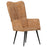 Fauteuil canvas bruin