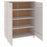 Schoenenkast HAMAR 85x40x108 cm massief grenenhout wit