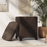 Tuinbox 39x39x46 cm PP rattan bruin