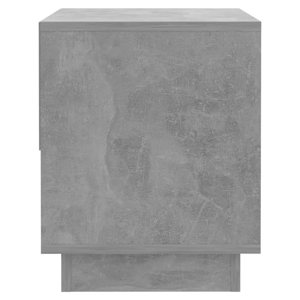 Nachtkastjes 2 st 45x34x44 cm spaanplaat betongrijs