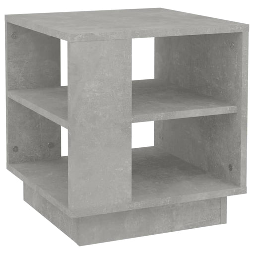 Salontafel 40x40x43 cm bewerkt hout betongrijs