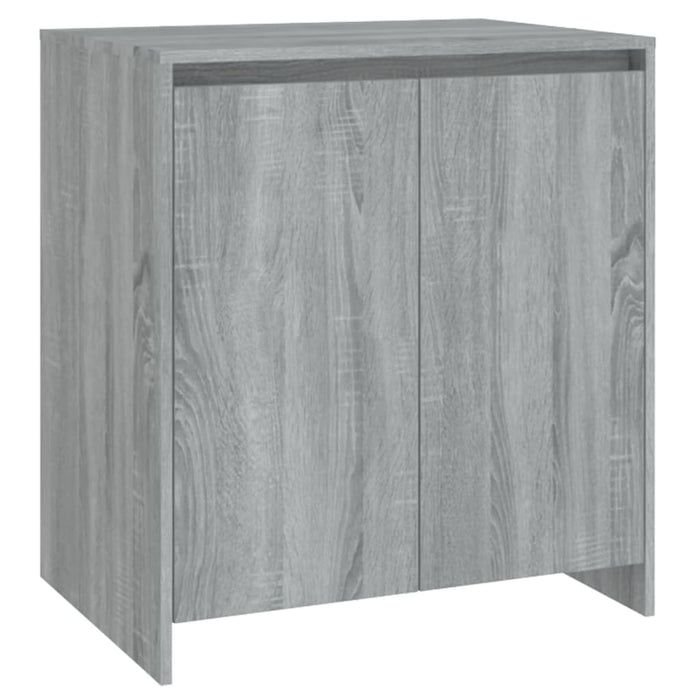 Dressoir 70x41x75 cm bewerkt hout grijs sonoma eikenkleurig