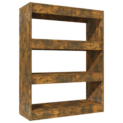 Boekenkast/kamerscherm 80x30x103 cm bewerkt hout sonoma eiken