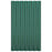 Dakpanelen 36 st 60x36 cm gepoedercoat staal groen