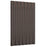 Dakpanelen 36 st 60x36 cm gepoedercoat staal bruin