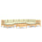 10-delige Loungeset met crèmekleurige kussens massief grenenhout