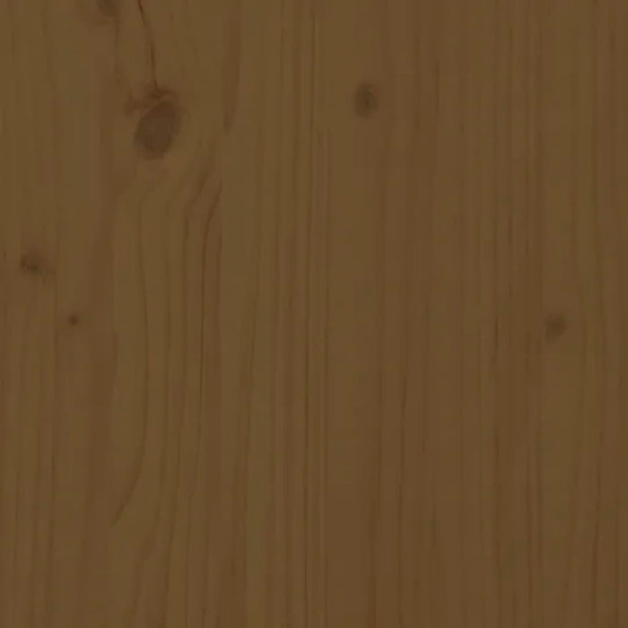 Boekenkast/kamerscherm 60x35x160 cm massief hout honingbruin