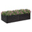 Plantenbak 157x80x40 cm poly rattan zwart