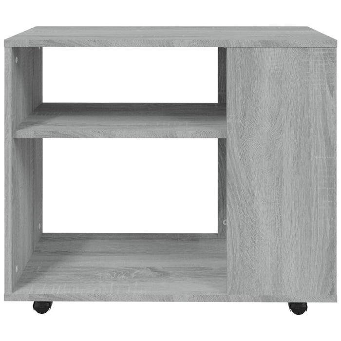 Bijzettafel 70x35x55 cm bewerkt hout grijs sonoma eikenkleurig