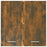 Wandkast hangend 60x31x60 cm bewerkt hout gerookt eikenkleurig