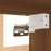 Wandkast hangend 60x31x60 cm bewerkt hout bruineikenkleurig