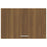 Wandkast hangend 60x31x40 cm bewerkt hout bruineikenkleurig