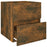 Wastafelkast 41x38,5x45 cm bewerkt hout gerookt eikenkleurig