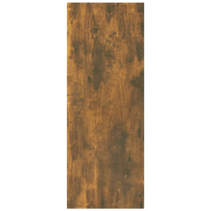 Wandtafel 78x30x80 cm bewerkt hout gerookt eikenkleurig