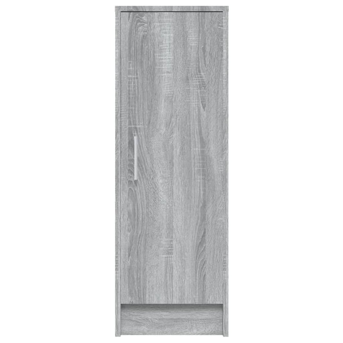 Schoenenkast 32x35x92 cm bewerkt hout grijs sonoma eikenkleurig