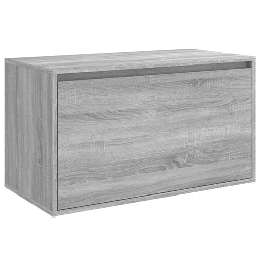 Halbankje 80x40x45 cm bewerkt hout grijs sonoma eikenkleurig