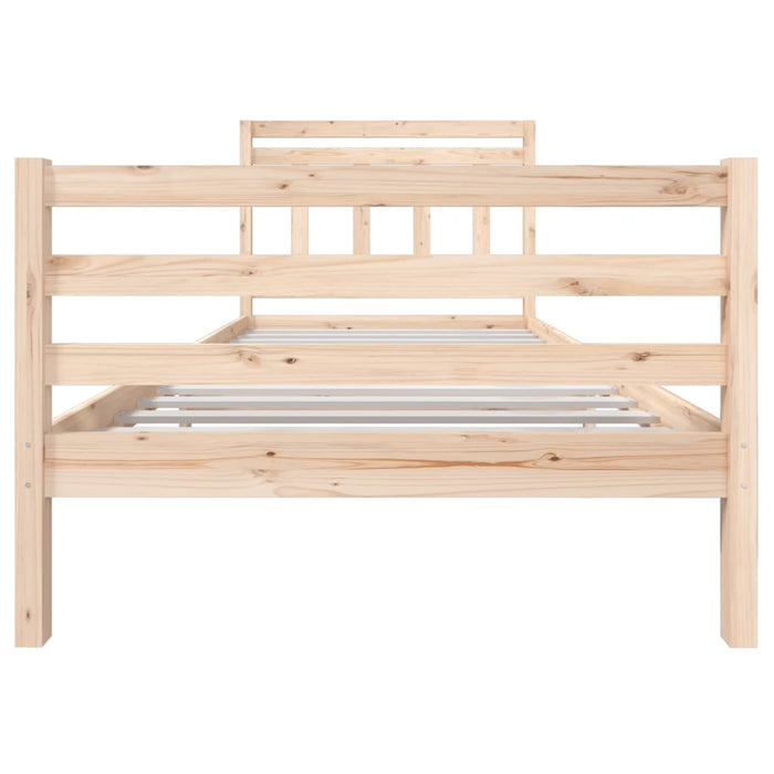 Bedframe massief hout 100x200 cm