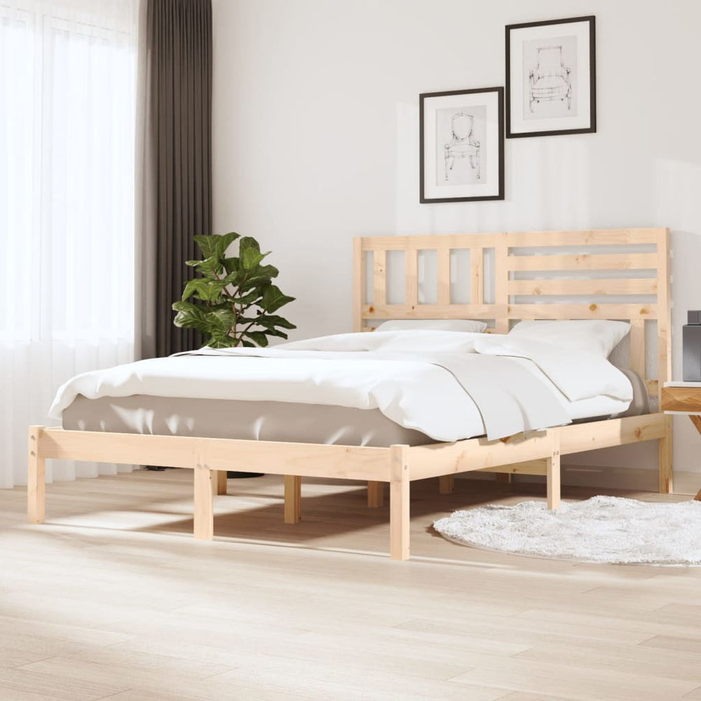 Bedframe massief grenenhout 120x200 cm