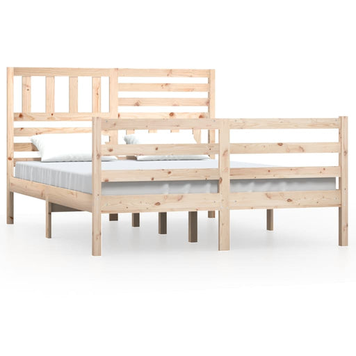 Bedframe massief hout 120x190 cm 4FT small double