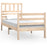 Bedframe massief hout 90x200 cm