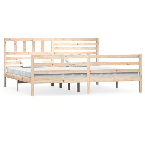 Bedframe massief hout 180x200 cm 6FT Super King