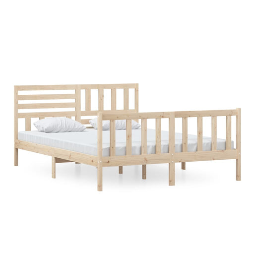 Bedframe massief hout 150x200 cm 5FT King Size