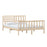 Bedframe massief hout 150x200 cm 5FT King Size