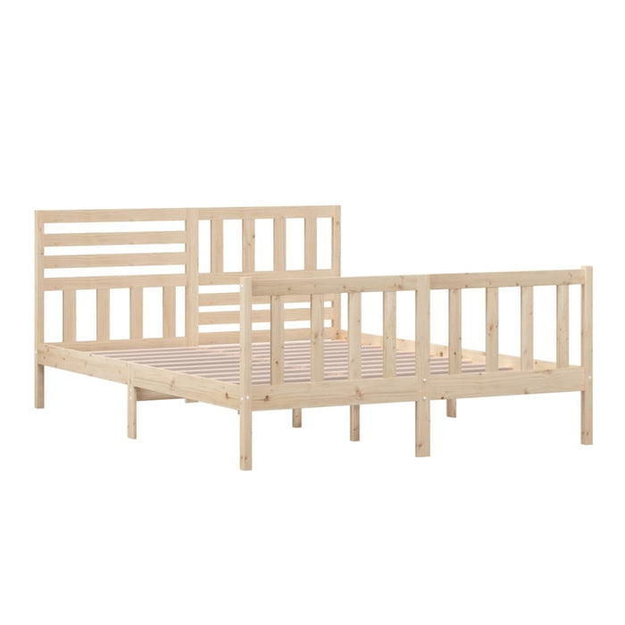 Bedframe massief hout 150x200 cm 5FT King Size