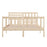 Bedframe massief hout 150x200 cm 5FT King Size