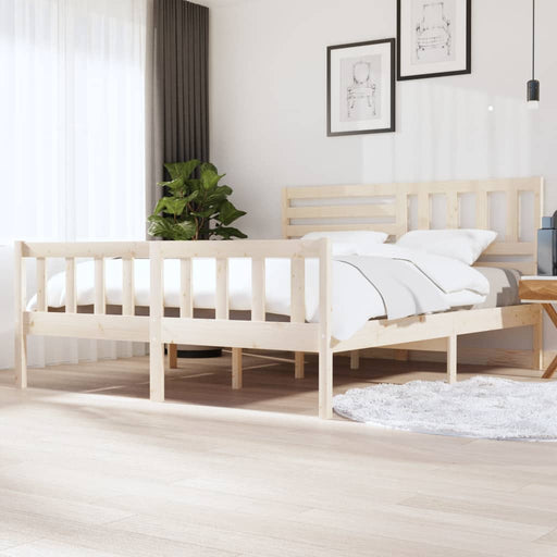 Bedframe massief hout 180x200 cm 6FT Super King