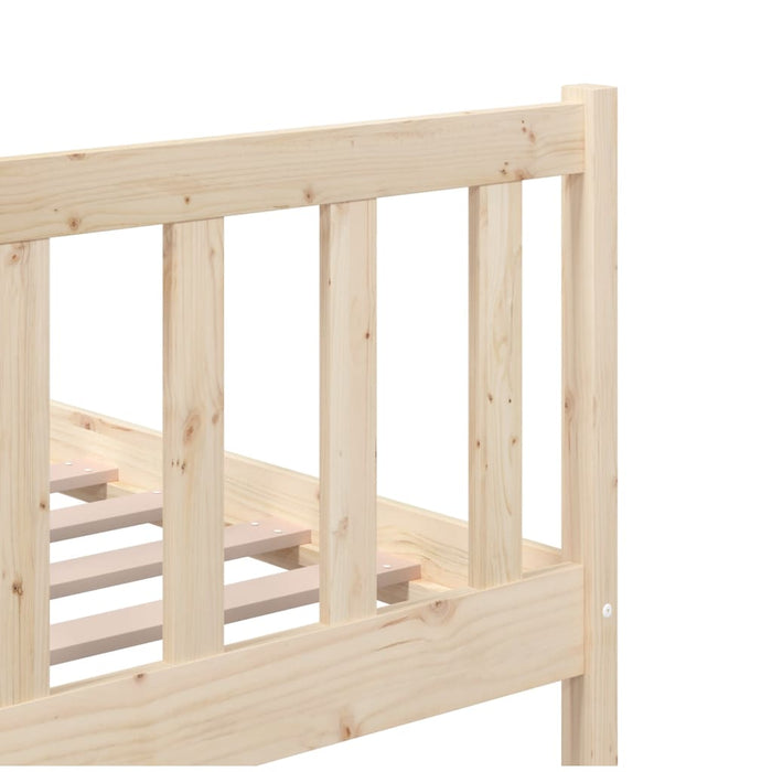 Bedframe massief hout 200x200 cm