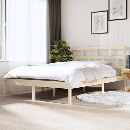 Bedframe massief hout 135x190 cm 4FT6 Double