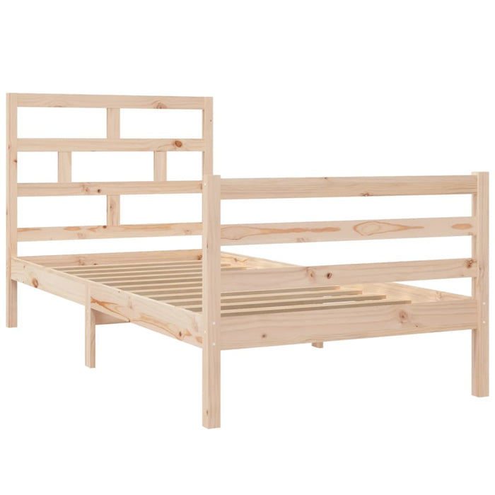 Bedframe massief grenenhout 90x200 cm