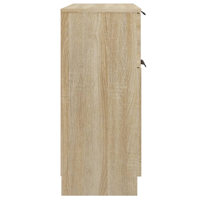 Dressoir 60x30x70 cm bewerkt hout sonoma eikenkleurig