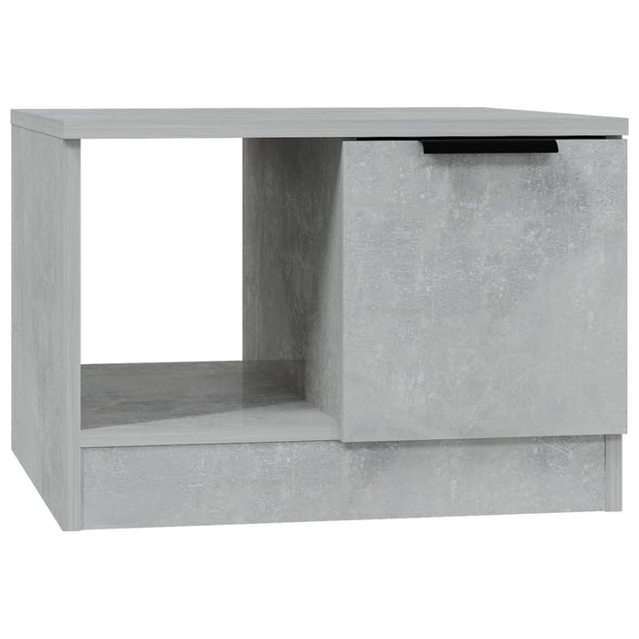 Salontafel 50x50x36 cm bewerkt hout betongrijs
