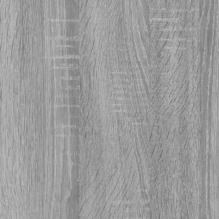 Cd-kast 102x23x89,5 cm bewerkt hout grijs sonoma eikenkleurig