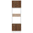 Magnetronkast 60x57x207 cm bewerkt hout bruineikenkleurig