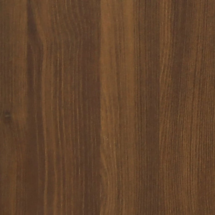 Badkamerspiegel 60x10,5x37 cm bewerkt hout bruineikenkleurig