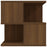 Bijzettafel 40x40x40 cm bewerkt hout bruineikenkleurig