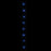 Lichtslinger met 150 LED's 15 m PVC blauw