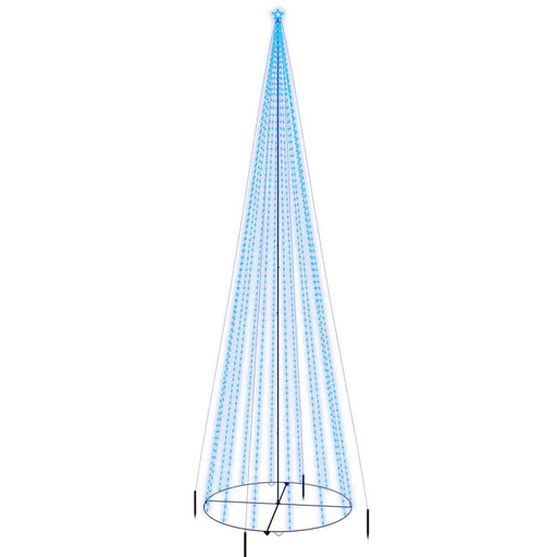 Kegelkerstboom 1134 LED's blauw 230x800 cm