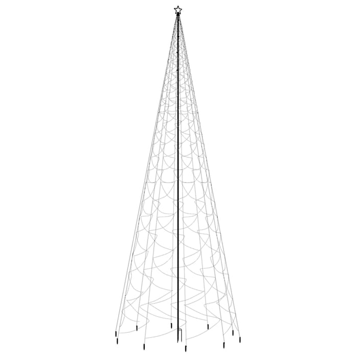 Kerstboom met grondpin 3000 LED's warmwit 800 cm