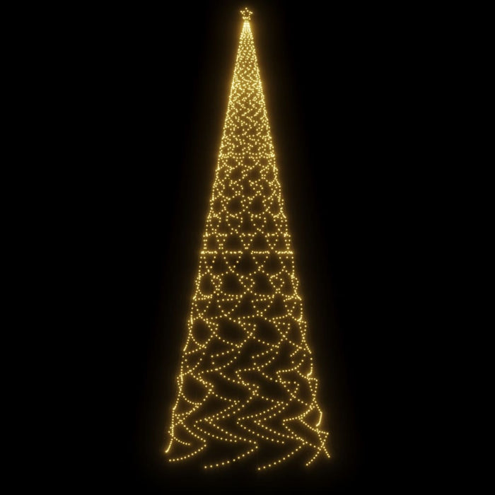 Kerstboom met grondpin 3000 LED's warmwit 800 cm