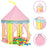 Kinderspeeltent met 250 ballen 100x100x127 cm roze