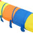 Kinderspeeltunnel met 250 ballen 245 cm polyester meerkleurig