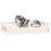 Hondenmand 105,5x75,5x28 cm massief grenenhout wit