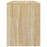 Kaptafelkruk 70x35x45 cm bewerkt hout sonoma eikenkleurig
