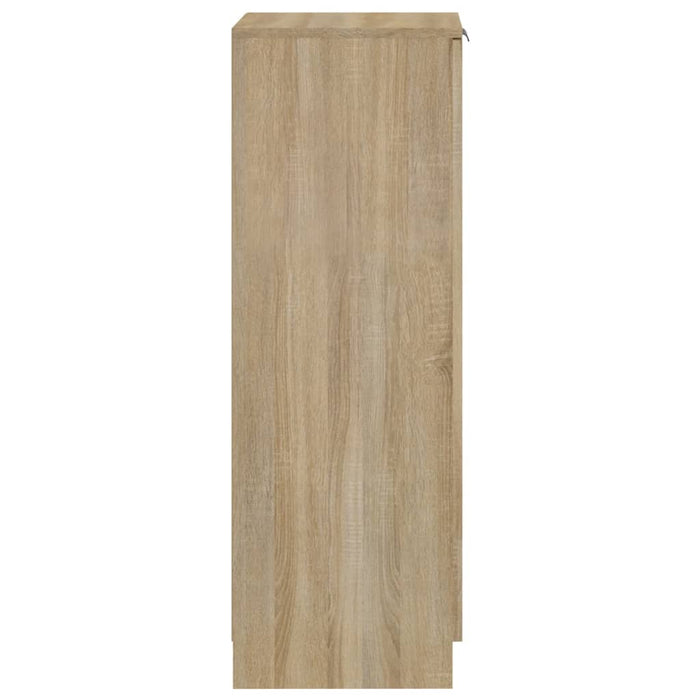 Schoenenkast 30x35x100 cm bewerkt hout sonoma eikenkleurig
