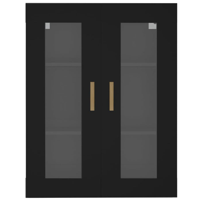 Hangkast 69,5x34x90 cm zwart