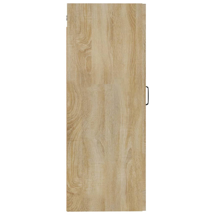 Hangkast 35x34x90 cm bewerkt hout sonoma eikenkleurig